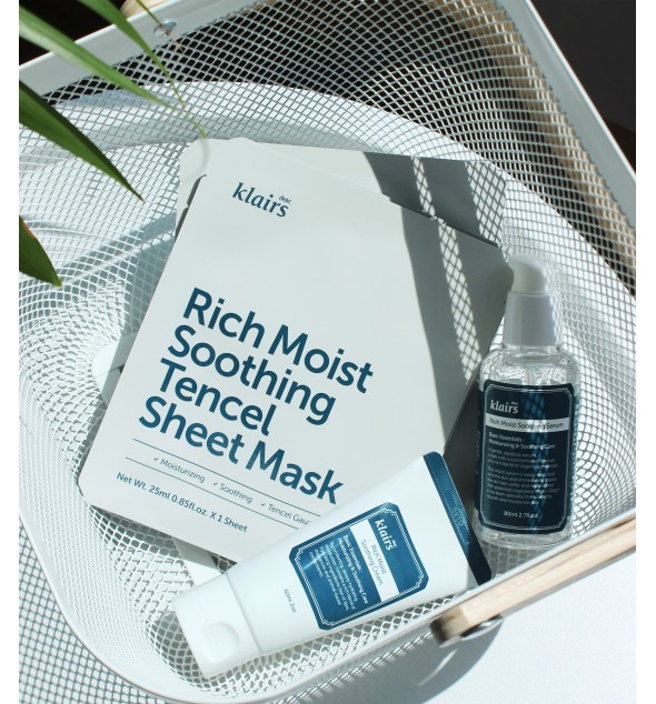 RICH MOIST SOOTHING SHEET MASK - KLAIRS