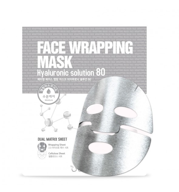 FACE WRAPPING MASK HYARURONIC SOLUTION 80 - BERRISOM