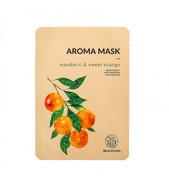 AROMA MASK MANDARIN & SWEET ORANGE - BEAUDIANI