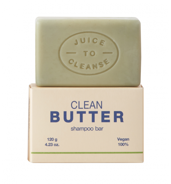 CLEAN BUTTER shampoo bar with recyclable box