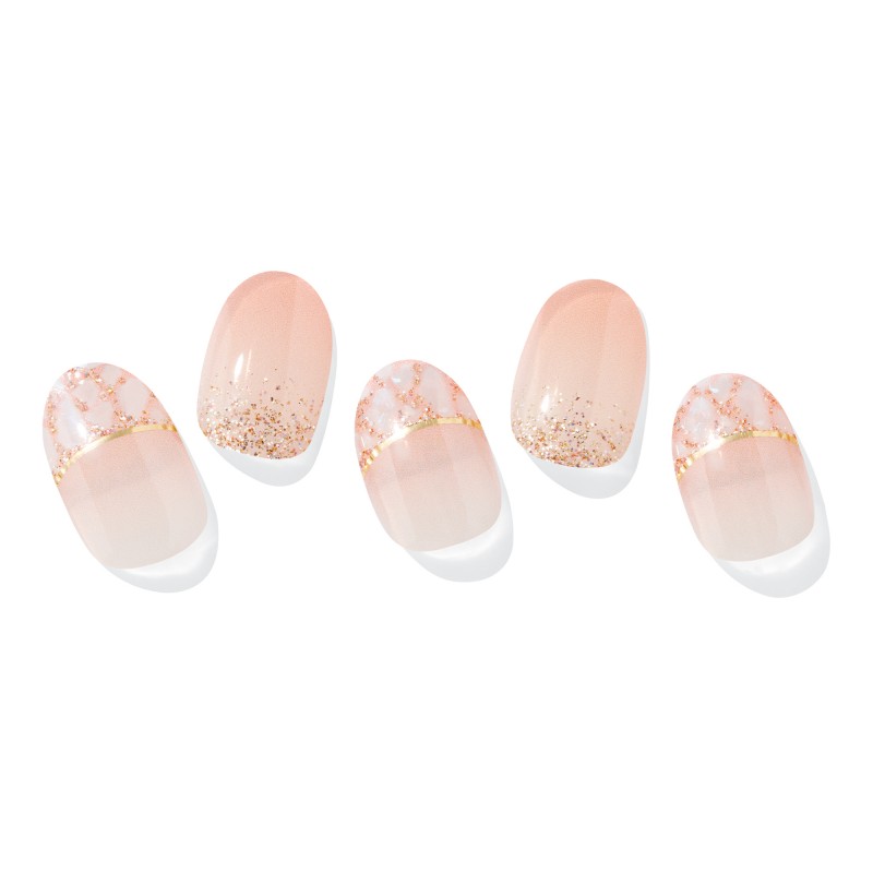 OHORA GEL NAIL PEACHY SPARKLE